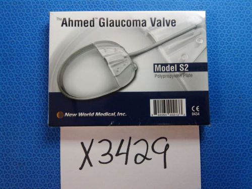 New world medical model s-2 ahmed glaucoma valve (2017-10) sealed box for sale