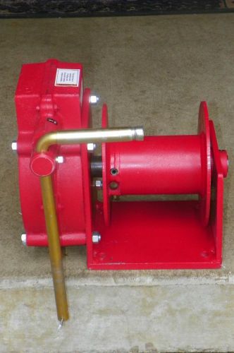 New thern model 482 hand winch worm gear w/brake 4000 lb 2 ton fast shipping for sale