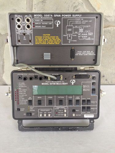 Phoenix 5575B Micro Bert  W/ 5587A Span Power Supply
