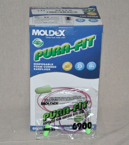 Moldex 6900 corded ear plugs 33db 100 pack for sale
