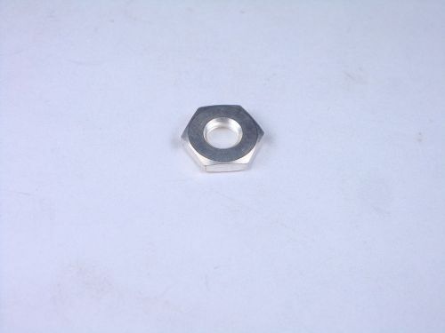 MS25082-S3 MIL Electrical Hexagon Nut 10-32 Silver Plated Brass .078&#034; Thin Hex