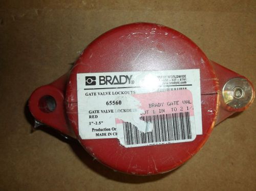 BRADY 65560 GATE VALVE LOCK OUT 1&#034; to 2.5&#034; Valve Handle FREE SHIPPING