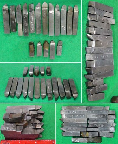 17 Carbide 3/8&#034; Mini Lathe Tool Bits Unimat Sherline Machinist Gunsmith Taig Lot