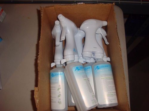 LOT OF 5 ACTIVATE WATER BOTTLE &amp; A BLEACH DILUTION SYSTEM 12183-1