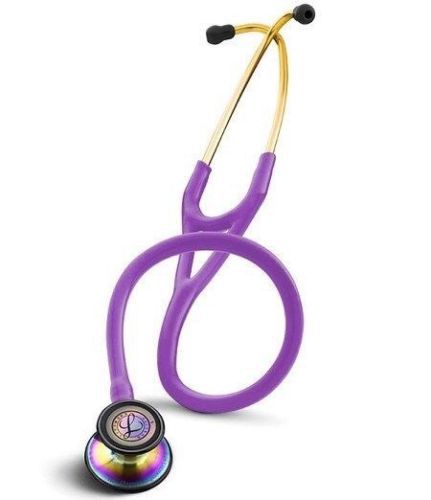 3m littmann cardiology iii stethoscope, rainbow-finish lavender tube for sale