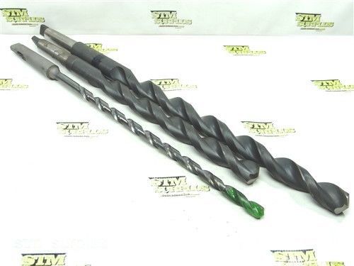 LOT OF 3 HSS EXTRA LENGTH 3MT TWIST DRILLS 17/32&#034; TO 29MM CLEVELAND GUHRING USA
