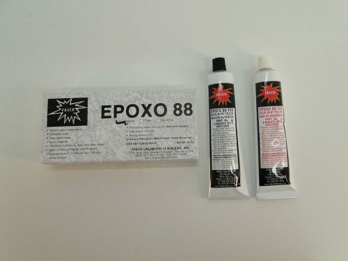 Fasco Epoxo-88 Fast Set Epoxy Paste Adhesive Regular 7oz tube