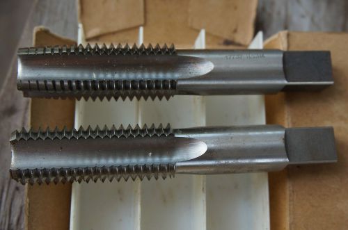 R&amp;N 1&#034; 8-pitch tap set (2 taps, taper and bottom) NEW  Made in USA