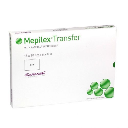 Mepilex Transfer with Safetac Technology 6&#034;x8&#034; - Single Dressings