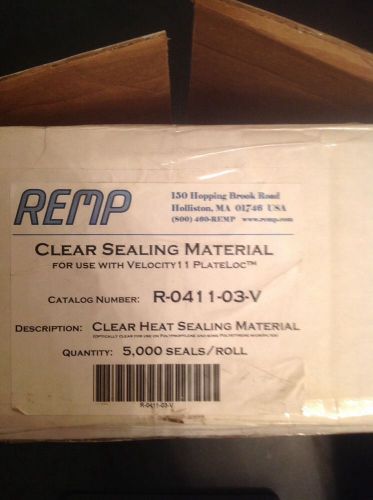 Remp Clear Heat Sealing Film, 5 mil Thick (37037)