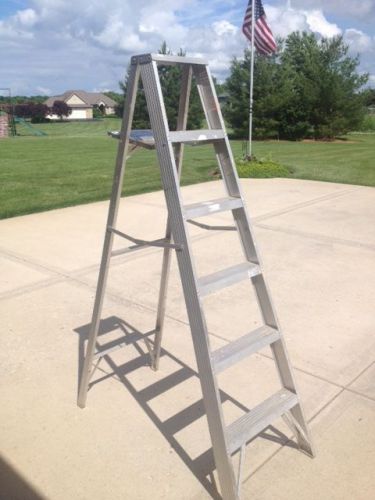 aluminum 6ft ladder A frame 225lbs.
