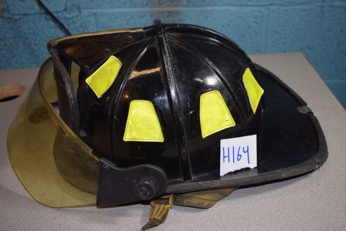 Black cairns 1010 helmet+liner firefighter turnout bunker fire rescue gear h164 for sale