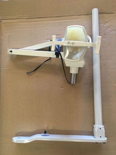 Pelton &amp; crane lfii lf ii post mount dental exam light w/ mounting bracket, post for sale