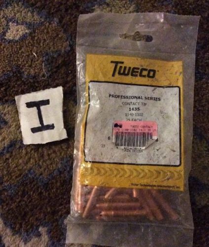 WS1435 1140-1167 WELDSKILL TWECO CONTACT TIP CONSUMABLE Bag of 25