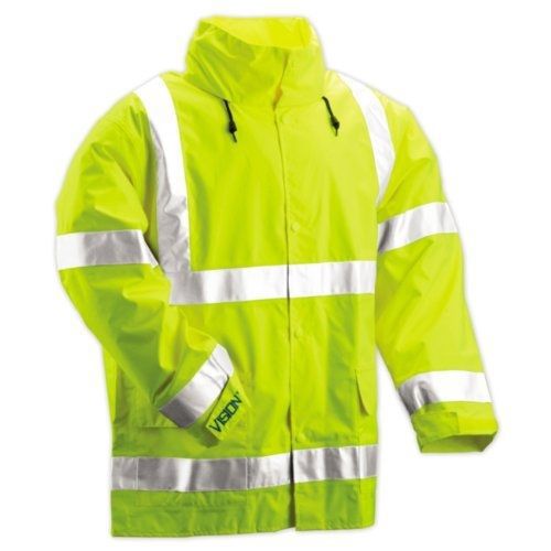 TINGLEY Tingley Rubber J23122 Vision CL3 Breathable Jacket with Hood, 2X-Large,