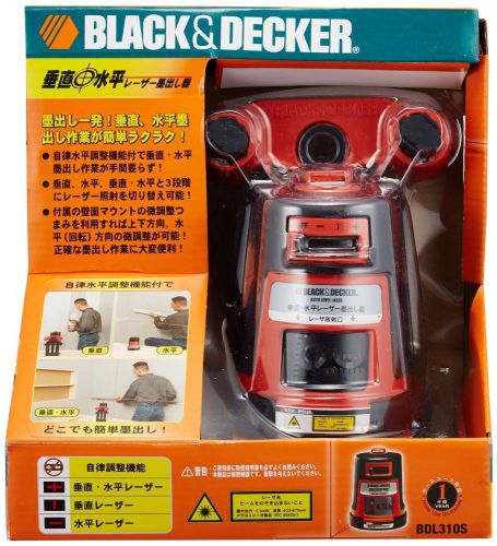 New Black &amp; Decker BDL310S Projected Crossfire Auto Level Laser