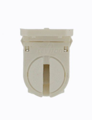 Leviton 23654-snp miniature base, t5 bi-pin, fluorescent lampholder, white  (a1) for sale