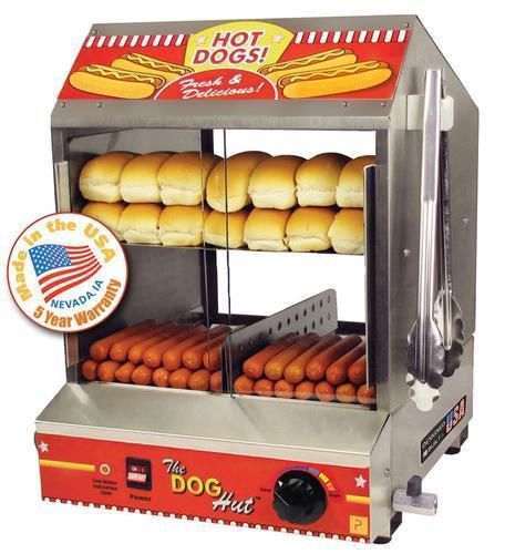 Paragon Hot Dog Steamer Holds 164 Hot Dogs and 36 Buns Easy To Clean New