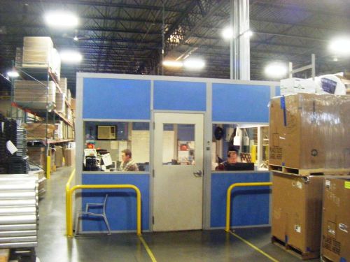 Starrco in-plant modular office, 13&#039;x13&#039; i.d., a/c, 110vac, cat5, sprinklered for sale