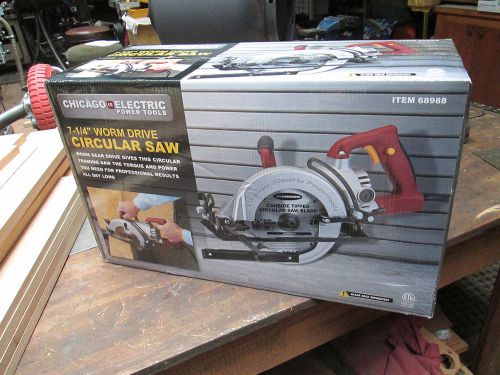 New worm drive circular saw. Never opened 068988