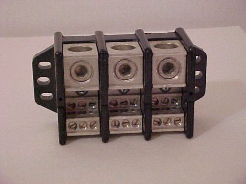Littelfuse LD0404-3 350 MCM to 14 AWG, 3-Pole, Connector Block