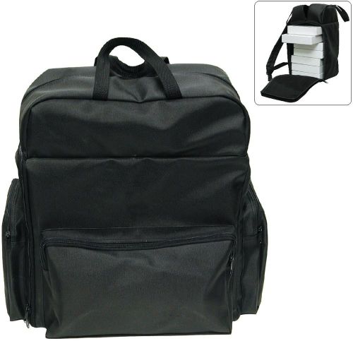 BACKPACK for JEWELRY CASE CARRY CASE TRAVELLING CASE BLACK SALESMAN TRAVEL CASE