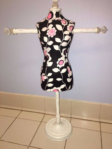 Pottery Barn Teen Small Dress Form for Jewelry Storage (Flowered Pattern)