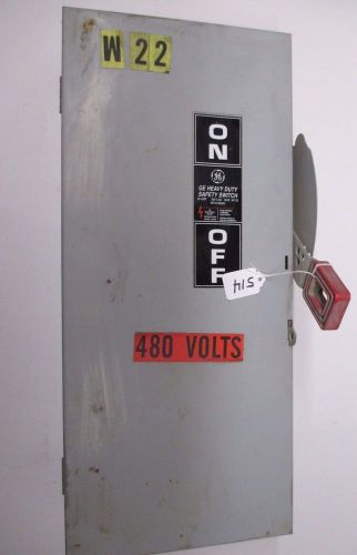 GE 60A 600V Fusible Heavy Duty Safety Switch #514