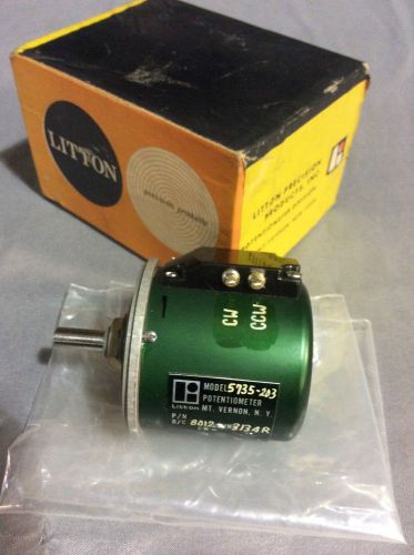 Litton Precision Products Potentiometer 5735-203  D/C 8012 -NIB-