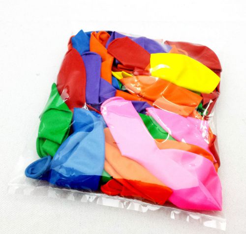 lot of 50 pcs 12&#034; latex balloons helium quality MIXED COLOURS party favors toy