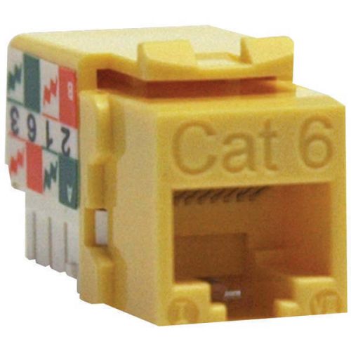 Tripp Lite N238-001-YW CAT-6/CAT-5E 110-Style Keystone Jack - Yellow