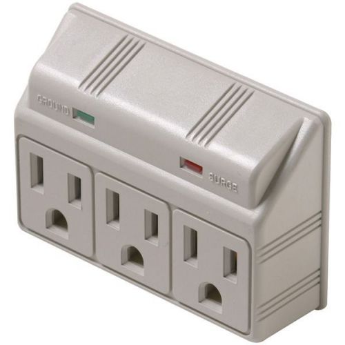 Steren 905-304 Plug-In Surge Protector 3-Outlet 270 Joules