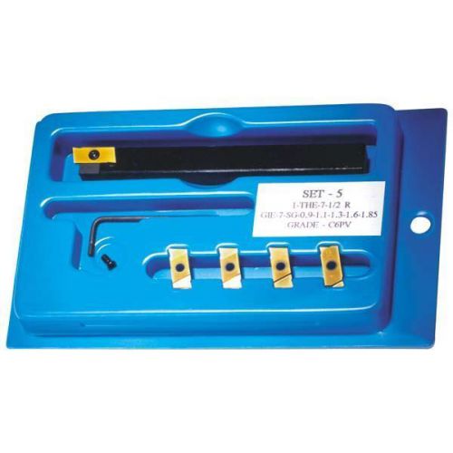Nikcole grooving cut-off set gcs-5 right hand to .125 overall 4-1/2 max cut .235 for sale