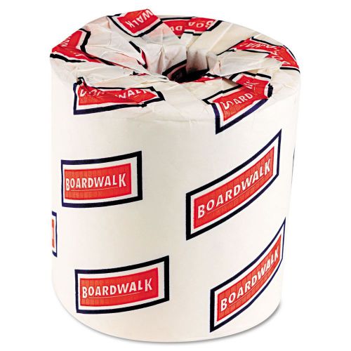 Toilet paper white 2-ply 192 rolls bathroom tissue boardwalk bulk free shipping! for sale
