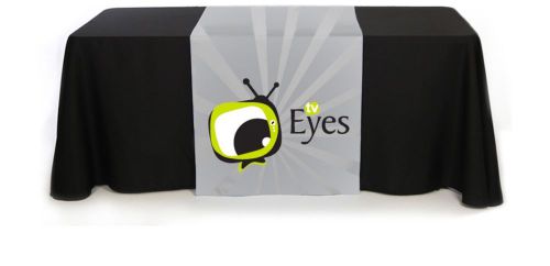 Table runner, 3ft x 7ft (84“) length, we print color with your logo for sale