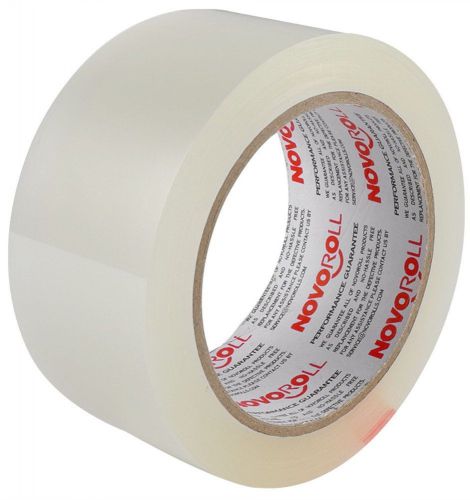 Novoroll clear heavy duty shipping packaging tape6 rolls 2.5 mils x 1.88&#034; x 5... for sale