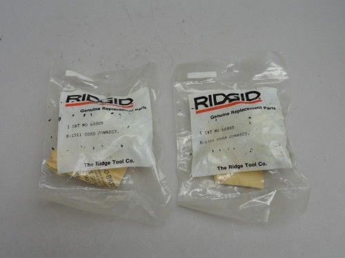 New Ridgid 68885 E-1511 foot switch cord connector for Ridgid threader lot of 2