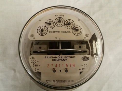 SANGAMO ELECTRIC METER J3S