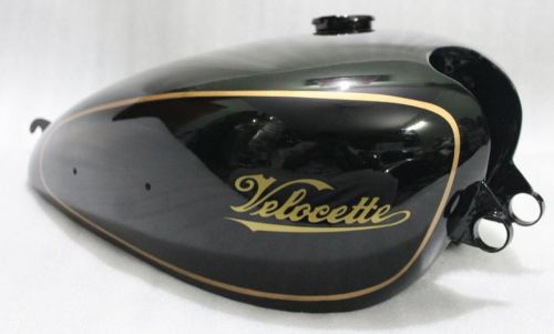 VELOCETTE MAC MOTORCYCLE GAS FUEL PETROL TANK REPRO PAINTED PINSTRIPED W/ DECALS
