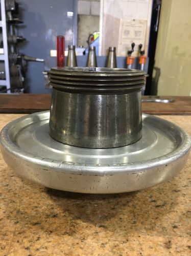 Jacobs spindle nose lathe chuck model 91-t0. l0 spindle nose adaptor. for sale