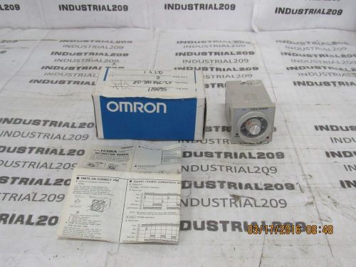OMRON SOLID STATE TIMER H3BA TIMER 0.5S TO 100H NEW IN BOX