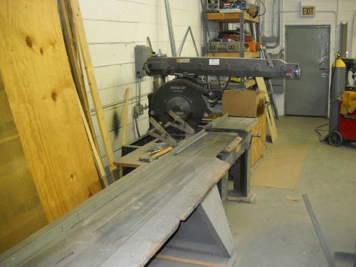 Used dewalt 20&#034; metal cutting radial arm saw with accessories - last chance ! for sale