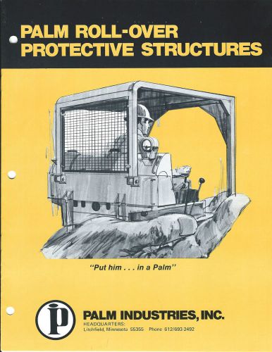 Equipment brochure - palm - roll-over protective structure rops 2 items (e3050) for sale