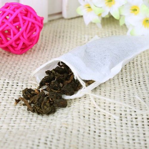 Empty Teabags String Heat Seal Filter Paper Herb Loose Tea Bag 7 x 5cm 100pcs