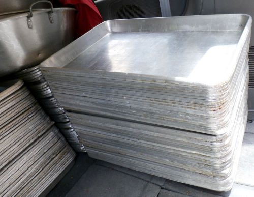 Lot of 5 Baking Sheet Pan 18&#034; x 26&#034; Full Size Aluminum Commercial Grade 18x26x2
