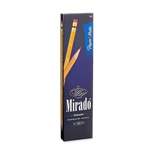 Paper Mate Mirado #2.5 Classic Medium Firm Lead Pencils, Box of 12 2098