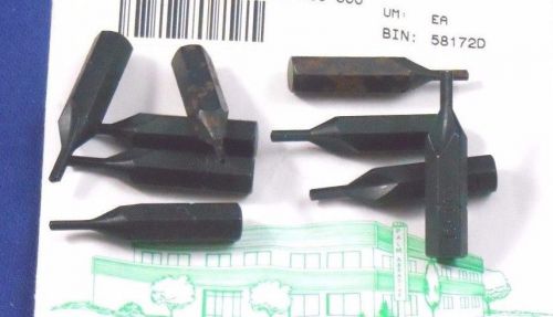 LOT of 9 Bosch Magna #1 C1 Clutch Type G Power Bit, 1-1/4&#034; OAL, 1/4&#034; Hex Slot