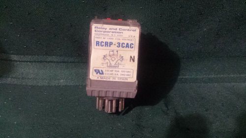 Rcrp3cac24 rcc relay and control 3pdt relay 24 vac 10 amp for sale