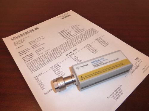 Agilent n8482a cft 100khz to 6ghz (-35 to + 20dbm) thermocouple power sensor for sale