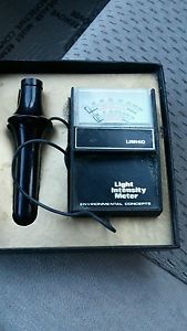 Environmental concepts light intensity meter. Limhid